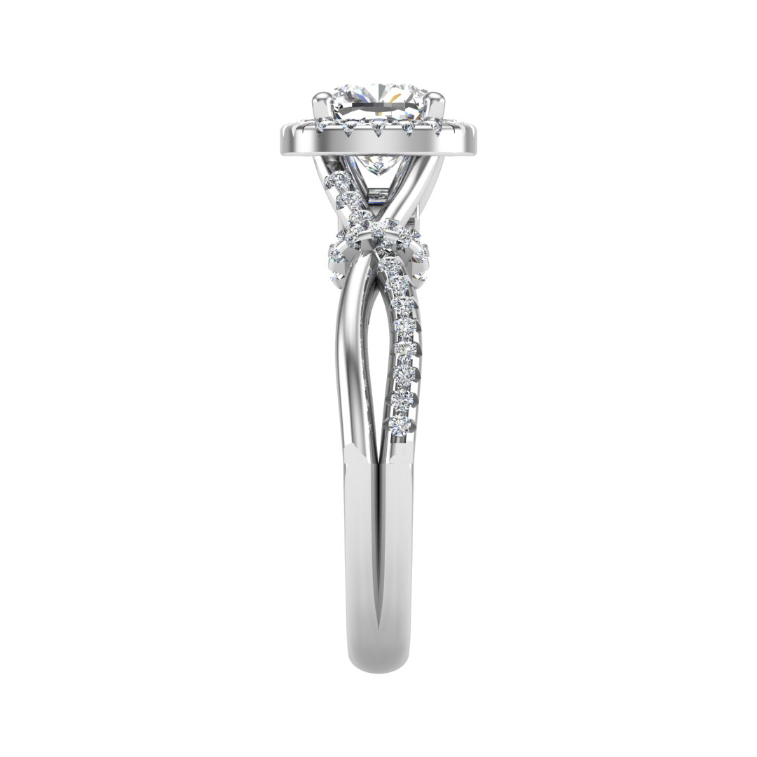 Adelynn Halo Engagement Ring